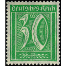 Postage stamp set  - Germany / Deutsches Reich 1921 - 30 Pfennig