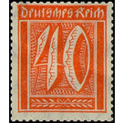 Postage stamp set  - Germany / Deutsches Reich 1921 - 40 Pfennig