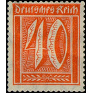 Postage stamp set  - Germany / Deutsches Reich 1921 - 40 Pfennig