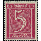 Postage stamp set  - Germany / Deutsches Reich 1921 - 5 Pfennig