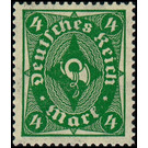 Postage stamp set  - Germany / Deutsches Reich 1922 - 4 Mark