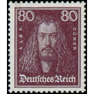 Postage stamp set  - Germany / Deutsches Reich 1926 - 80 Rentenpfennig