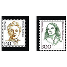 Postage stamp: Women of German History  - Germany / Federal Republic of Germany 1989 Set