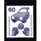 Postage stamps: accident prevention  - Germany / Federal Republic of Germany 1971 - 60 Pfennig