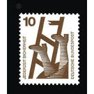 Postage stamps: accident prevention  - Germany / Federal Republic of Germany 1972 - 10 Pfennig