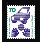 Postage stamps: accident prevention  - Germany / Federal Republic of Germany 1973 - 70 Pfennig