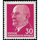 Postage stamps: Chairman of the State Council Walter Ulbricht  - Germany / German Democratic Republic 1963 - 30 Pfennig