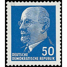 Postage stamps: Chairman of the State Council Walter Ulbricht  - Germany / German Democratic Republic 1963 - 50 Pfennig