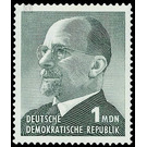 Postage stamps: Chairman of the State Council Walter Ulbricht  - Germany / German Democratic Republic 1965 - 100 Pfennig