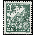 Postage stamps: five-year plan  - Germany / German Democratic Republic 1953 - 20 Pfennig