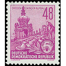 Postage stamps: five-year plan  - Germany / German Democratic Republic 1953 - 48 Pfennig