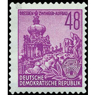 Postage stamps: five-year plan  - Germany / German Democratic Republic 1953 - 48 Pfennig