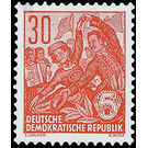 Postage stamps: five-year plan  - Germany / German Democratic Republic 1957 - 30 Pfennig