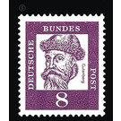 Postage stamps: Important Germans  - Germany / Federal Republic of Germany 1961 - 8