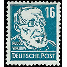 Postage stamps: personalities from politics, art and science  - Germany / German Democratic Republic 1952 - 16 Pfennig