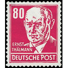 Postage stamps: personalities from politics, art and science  - Germany / German Democratic Republic 1952 - 80 Pfennig