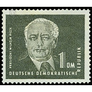 Postage stamps: President Wilhelm Pieck  - Germany / German Democratic Republic 1950 - 100 Pfennig