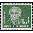 Postage stamps: President Wilhelm Pieck  - Germany / German Democratic Republic 1952 - 100 Pfennig