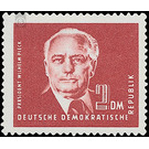 Postage stamps: President Wilhelm Pieck  - Germany / German Democratic Republic 1952 - 200 Pfennig