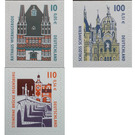 postage stamps sights  - Germany / Federal Republic of Germany 2001 Set