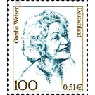 postage stamps: Women of German History  - Germany / Federal Republic of Germany 2000 - 100 Pfennig