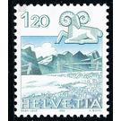 Postal stamp - Aries  - Switzerland 1982 - 120 Rappen