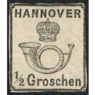 Posthorn - Germany / Old German States / Hannover 1862