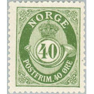 Posthorn - New Die - Norway 1917 - 40