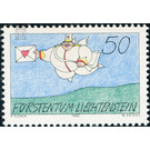Postillion d'Amour  - Liechtenstein 1992 - 50 Rappen