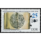 Presentation of the exhibits from the German State Library, Berlin  - Germany / German Democratic Republic 1990 - 25 Pfennig