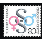 Principles of Democracy (4): Equal rights of men and women  - Germany / Federal Republic of Germany 1984 - 80 Pfennig