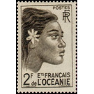 Profile vahiné - Polynesia / French Oceania 1948 - 2