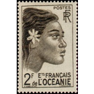 Profile vahiné - Polynesia / French Oceania 1948 - 2