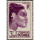 Profile vahiné - Polynesia / French Oceania 1948 - 3