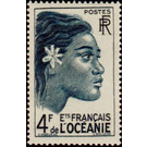 Profile vahiné - Polynesia / French Oceania 1948 - 4