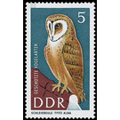 Protected birds  - Germany / German Democratic Republic 1967 - 5 Pfennig