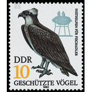 Protected birds of prey  - Germany / German Democratic Republic 1982 - 10 Pfennig