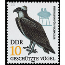 Protected birds of prey  - Germany / German Democratic Republic 1982 - 10 Pfennig