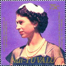 Queen Elizabeth II - Polynesia / Tuvalu, Nui 1987