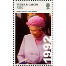 Queen Elizabeth II visits Germany (1992) - Caribbean / Turks and Caicos Islands 2015 - 50