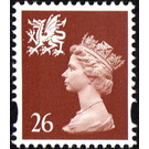 Queen Elizabeth II - Wales - Machin Portrait - United Kingdom / Wales Regional Issues 1998 - 26