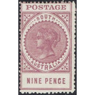 Queen Victoria (bold postage) - South Australia 1906 - 9