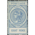 Queen Victoria (bold postage) - South Australia 1909 - 8