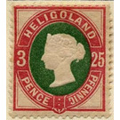 Queen Victoria - Germany / Old German States / Helgoland 1875 - 25