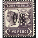 Queen Victoria overprinted by O.S. - South Australia 1901