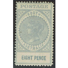 Queen Victoria (POSTAGE in bold characters) - South Australia 1905