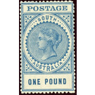 Queen Victoria (POSTAGE in bold characters) - South Australia 1910