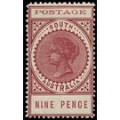 Queen Victoria (POSTAGE in thin characters) - South Australia 1903