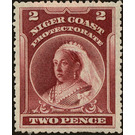 Queen Victoria - West Africa / Niger Coast Protectorate 1894 - 2