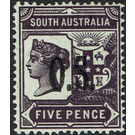 Queen Victoria with O.S. overprint close - South Australia 1901